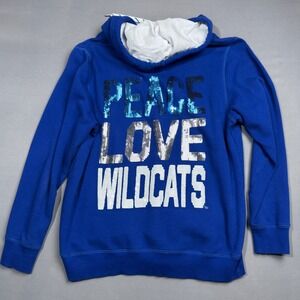 Vintage‎ E5 College Classics Wildcats Hoodie Full Zip Size XL